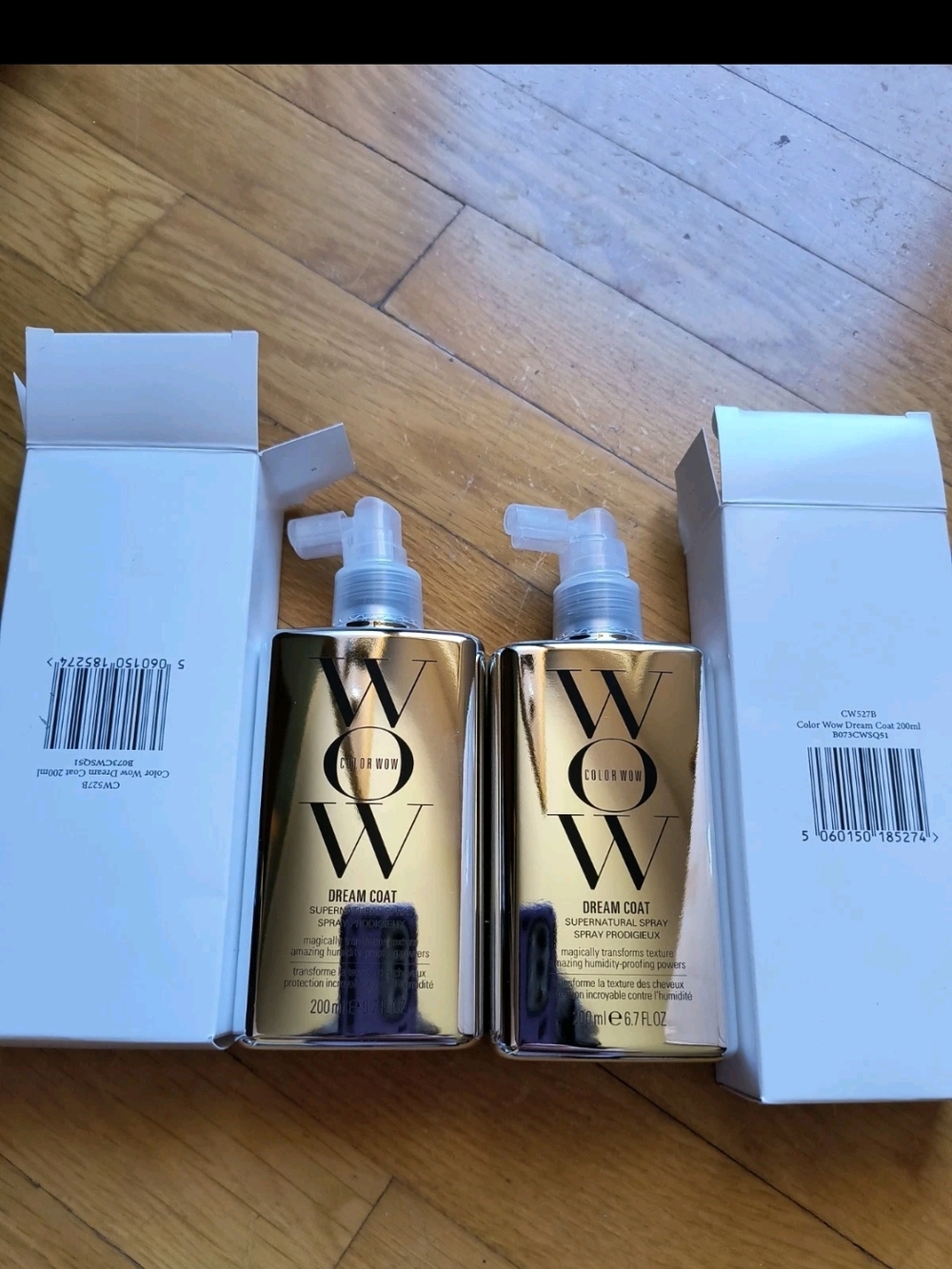 2X COLOR WOW Dream Coat Supernatural Spray CW527B 6.7 oz Anti Frizz Humidity NIB